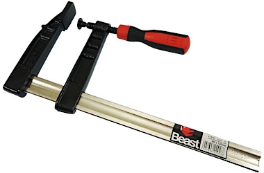 ŚCISK STOLARSKI TYP 'F' ŚRUBOWY 300x120MM PROFI