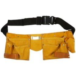                             CEINTURE SACOCHE PORTE OUTILS CUIR
                          