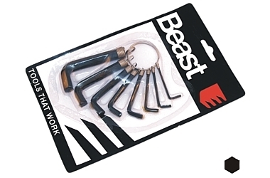 INNENSECHSKANTSCHLUSSELSATZ 2-10MM 8X