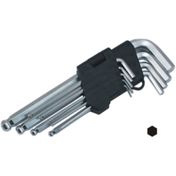                             KLUCZE IMBUSOWE Z KULISTYMI KOŃCÓWKAMI DŁUGIE                          