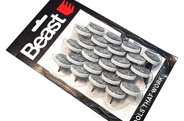 NAKLADKA Z POVSTI NA NIZHKY 24X 24MM WHITE +GREY