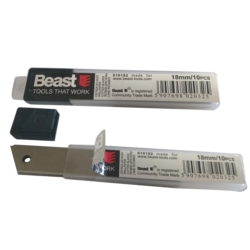 OSTRZA DO NOŻY DO TAPET 18MM 7 SEGMENTS 0,41MM 10X