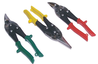 ZESTAW NOŻYC DO BLACHY 250MM 3X