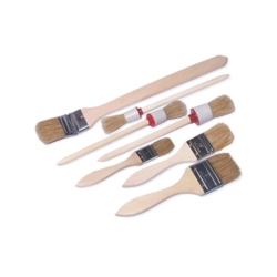                             ZESTAW PĘDZLI PŁASKICH I OKRĄGŁYCH                          