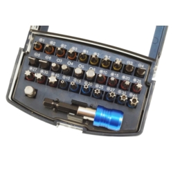 JEU D`EMBOUTS S2 STEEL, 30X BITS COLOUR, 2 ADAPT.