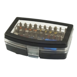 JEU D`EMBOUTS S2 STEEL, 30X BITS COLOUR, 2 ADAPT.