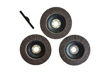 DYSK ŚCIERNICA LISTKOWA LAMELKA 3 SZTUKI P40 115MM/22MM 3X