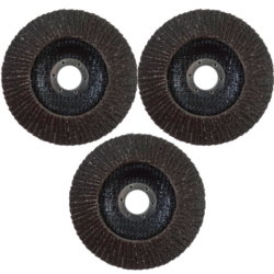 DISCHI ABRASIVI LAMELLARI CONFEZIONE DA 3 P40/125MM FOLDED 3X