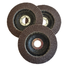 DISCOS ABRASIVOS DE LÁMINAS - PAQUETE DE 3 P80/125MM FOLDED 3X