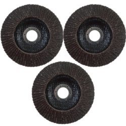 DISCOS ABRASIVOS DE LÁMINAS - PAQUETE DE 3 P80/125MM FOLDED 3X