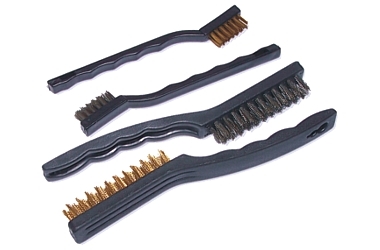 SZCZOTKI 4X (40MM 2X + 85MM BRASS 2X+ NYLON)