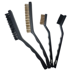 JEU BROSSE 2X 40MM + 2X 85MM BRASS + NYLON