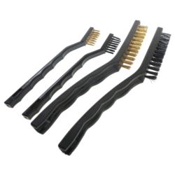 JEU BROSSE 2X 40MM + 2X 85MM BRASS + NYLON