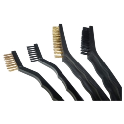 JEU BROSSE 2X 40MM + 2X 85MM BRASS + NYLON