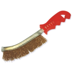 BROSSE MÉTALLIQUE PLASTIC HANDLE