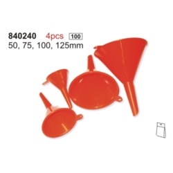 FUNNELSET 50-75-100 -125MM 4X