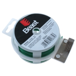 DRUT OGRODNICZY Z OBCINACZEM 50M 50M PLASTIC COATED
