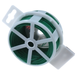 DRUT OGRODNICZY Z OBCINACZEM 50M 50M PLASTIC COATED