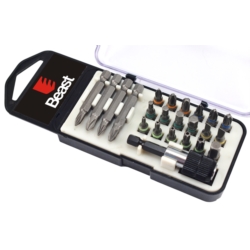 SET BITS S2 STEEL, 22 BITS COLOUR + ADAPT.