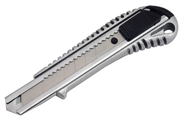 KOVOVY ODLAMOVACI NUZ ZN-ALLOY METAL HANDLE HEAVY 18MM