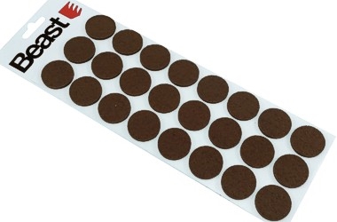 JEU DE PATINS FEUTRE 24X 28x3MM FELT ROUND