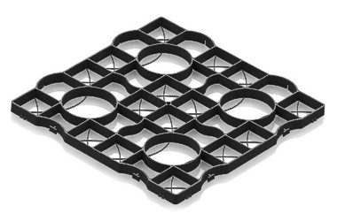 ALBERO DEL PRATO 
50 x 50 x 2,5CM BLACK FOOT TRAFFIC BLACK