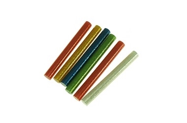 HEISSKLEBEPATRONEN 11x100MM 6X COLOR GLITTER