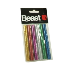 HEISSKLEBEPATRONEN 11x100MM 6X COLOR GLITTER