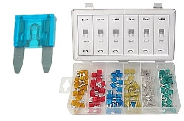 AUTOSICHERUNGEN 120X 5-30A MIX MINI SIZE 