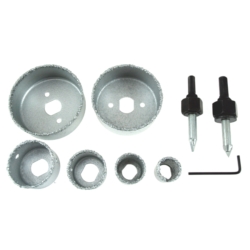 OTWORNICE DO BETONU I GLAZURY 22-73MM CEMENTED CARBIDE 9X