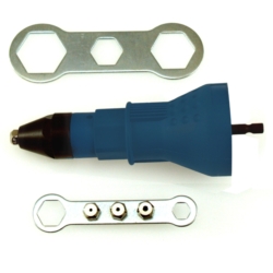 ADAPTEUR RIVETEUSE 2.4-3.2 -4.0-4.8MM ALU RIVETS 3X