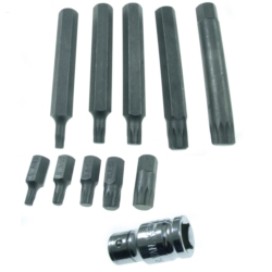 BITY ZESTAW BITÓW SKODA VW SEAT AUDI VAG 11X XZN M5-M12 SPLINE