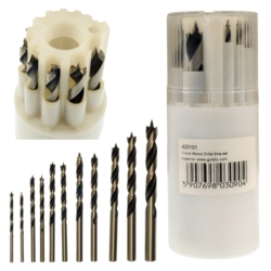 WIERTŁA DO DREWNA WOOD SANDBLAST 2x(3-4-5-6)-7-8-10MM 11pcs