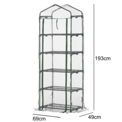 BALKONGEWACHSHAUS CORNER 60x60x150CM 4-LAYERS