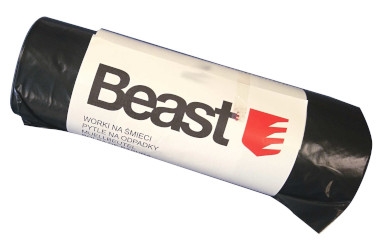 WORKI NA ŚMIECI 120L MOCNY 25X 70x110CM 120L 23MICRONS EXTRA STRONG 