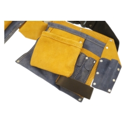 PAS NA NARZĘDZIA MONTERSKI SKÓRZANY 55x20CM FULL LEATHER DOUBLE COLOUR