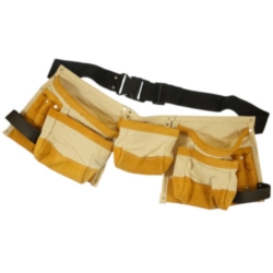                             CEINTURE SACOCHE PORTE OUTILS CUIR
                          