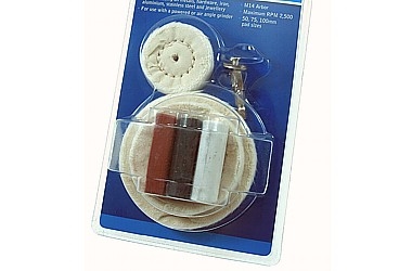 KIT DE PULIZIA 7X, BUFFING PADS, POLISHING PASTES