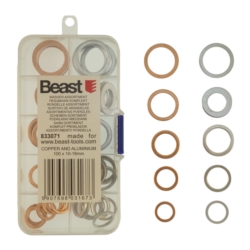 SCHEIBEN-SORTIMENT Cu Al 10-18MM 100X