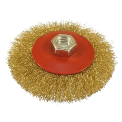 SCHEIBENBUERSTE M14 100MM FLAT STRAIGHT
