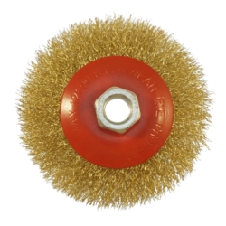 SZCZOTKA STAL. OBROTOWA M14 100MM FLAT STRAIGHT