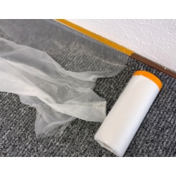 FOLIA MALARSKA Z TAŚMĄ ANTYCHLAP 110CM x 33M SPEEDY MASK