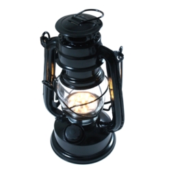 LAMPARA "DE PETROLEO" LED 190MM 15 LED BLACK ROSE 4xAA
