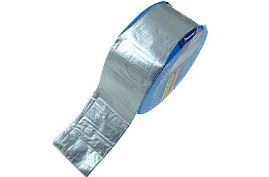 TAŚMA BUTYLOWA SREBRNA USZCZELNIAJĄCA WODOODPORNA 0,8MM x 50MM x 10M BUTYL WATERPROOF  SILVER UV