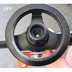 PISTOLET DO PIANY MONTAŻOWEJ BLACK, CUT-OFF SWITCH