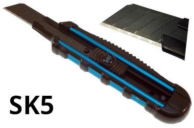 ABBRECHMESSER 18MM, SK-5, ALU + TPR HANDLE,