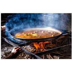 PATELNIA ŻELIWNA MASYWNA DUŻA IMPREZA 6,5X55CM 25KG GRILL MASTER