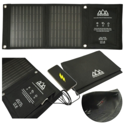 TRAGBARES SOLARPANEL 60x23x2.5 CM 14W DUAL USB OUTPUT 5V/2.1A