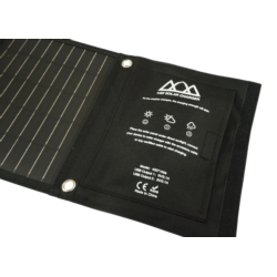 PANEL SOLARNY TURYSTYCZNY ŁADOWARKA TELEFONU 60x23x2.5 CM 14W DUAL USB 5V/2.1A