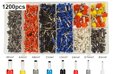 COSSES DE CABLE SERTIES ISOLEES 1200X 0.5-10mm2